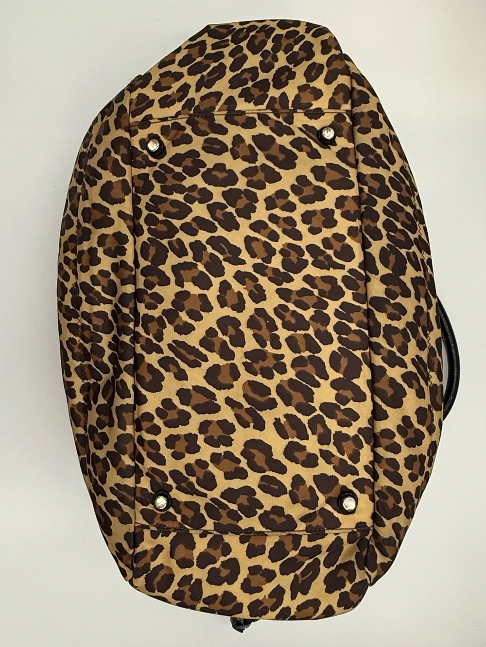 Kate Spade Leopard Stevie Nylon Diaper Bag